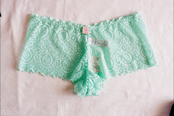 Splash lace underwear size (12,14 &16 )