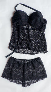 Lace Push up 40 C top with Gigy " matching Lace Skirt