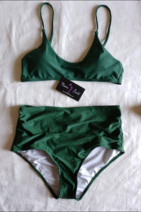 Green Shein padded bikini ( Medium )