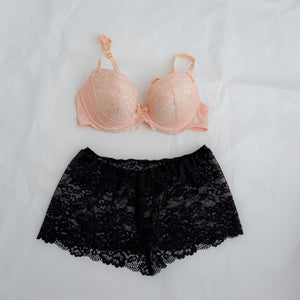 Push up bra size 36 Ba with Gift ,matching lace skirt