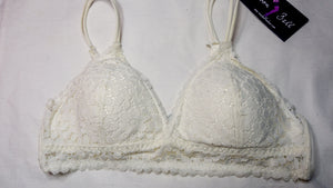 Bridal lace padded cups Bra cup C