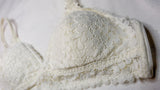 Bridal lace padded cups Bra cup C