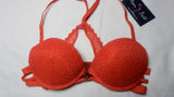 Orange push up bra string Size medium