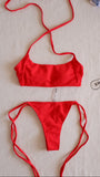 Red Valentine swimsuit bikini Bikini