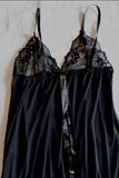 Black babydoll with matching underwear